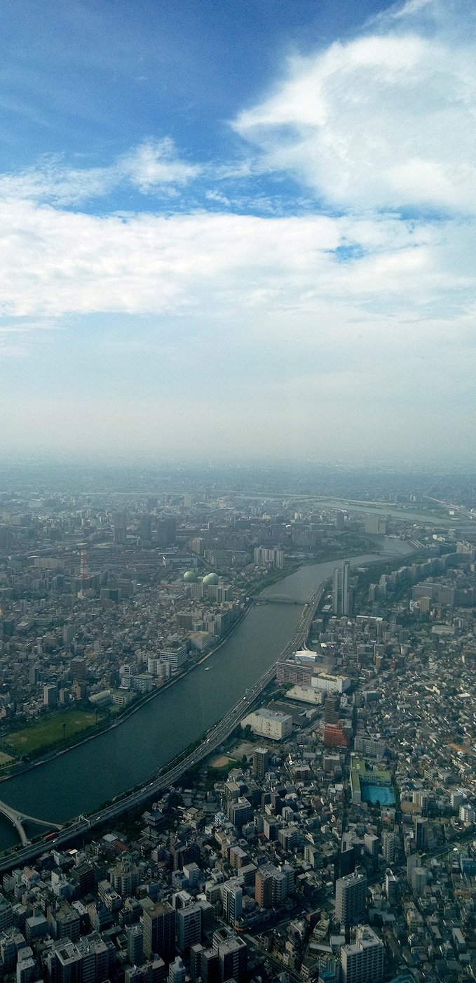 スカイツリーからの眺望